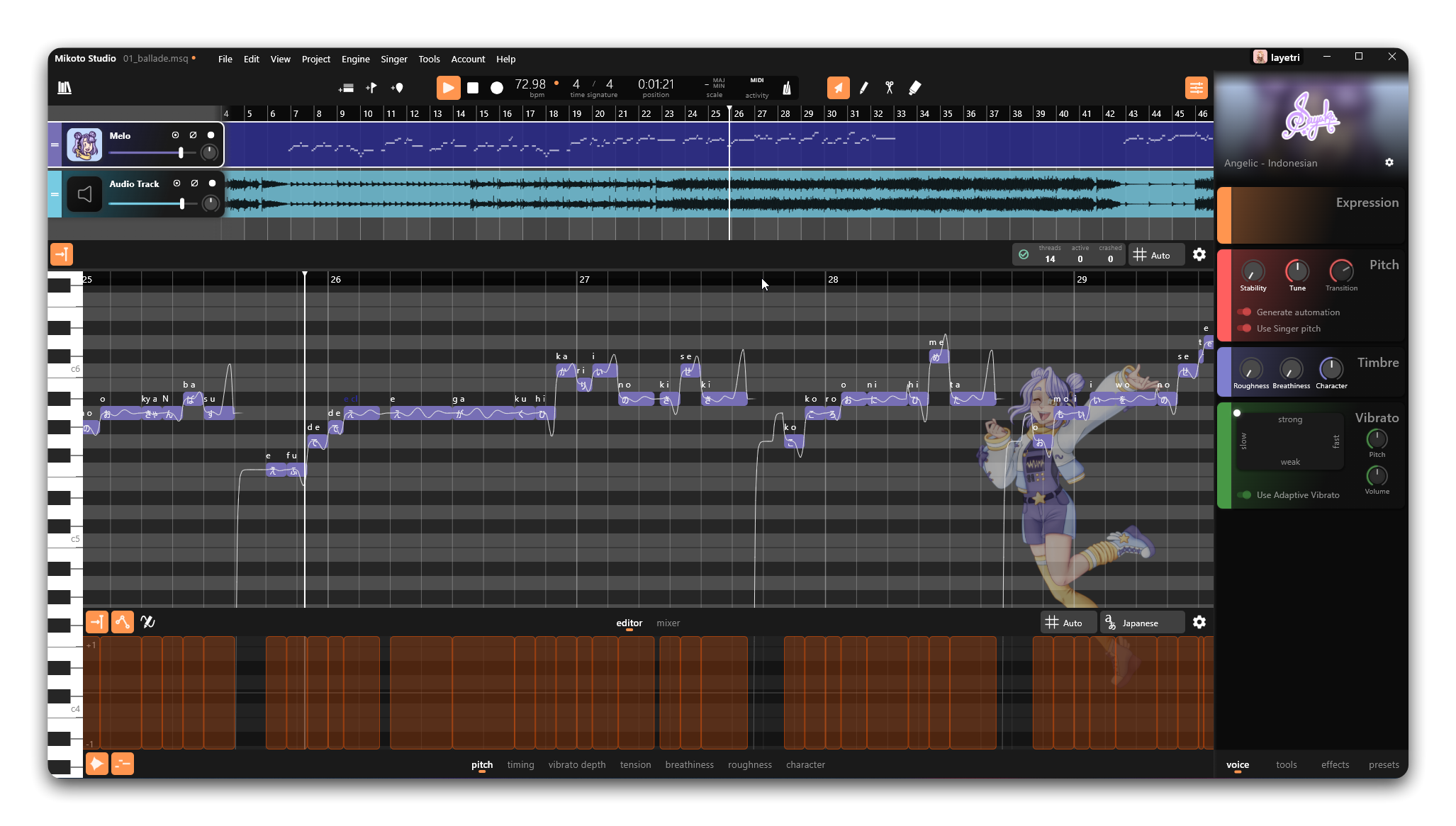 Mikoto Studio screenshot